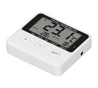 VGEBY Thermomètre d'alarme pour Réfrigérateur, Mesure Universelle de la Température avec Sonde, Utilisation Intérieure et Extérieure, Plage de -58 ℉ à 158 ℉, écran LCD Précis