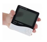 VGEBY Thermomètre Hygromètre Numérique Édition Maison avec Sonde Externe Etanche pour Usage Intérieur Extérieur Plastique 1 Unité