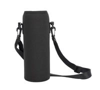 VGEBY1 Manchon Isolant pour Bouteille d'eau de 1000 ML, Pochette de Transport en néoprène avec Sangle réglable pour la Gym, Le Cyclisme et la randonnée (Noir)