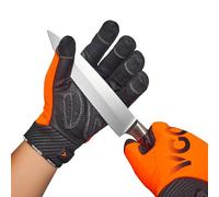 Vgo... Gants de Travail, Mécanicien, Frappe, Anti-Vibrations, Rigueur (CA9794IPA5, 10/XL, Orange, 1 Paire)