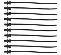 VGOL 20pcs Attaches de Câble en Nylon Attaches à Glissière Enveloppes Clip 170mm x 4.8mm pour l'industrie de la Construction Familiale Industrie Électronique Automobiles Câbles Composants de Fil