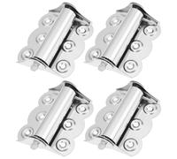 VGOL 4pcs Charnières à Ressort en Acier Inoxydable 70x62 mm pour Portes d'entrée de Chambre et Moustiquaires