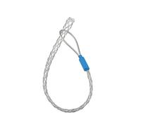 VGOL Chaussette de Traction de Câble pour 4 à 6mm Câble en Acier Inoxydable Galvanisé Anti-dérapant Manchon de Traction Câble en Maille Flexible Chaussette de Câble Longueur 22cm, Bleu