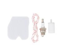 VGOL Kit Entretien Tronçonneuse 1 Set Bougie bpmr7a Corde 1 m Remplacement oem 545061801 Compatible avec Husqvarna 120 230 235 236 240