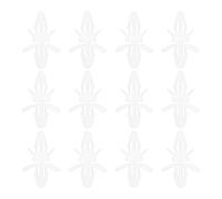 VGOL Lot 100 Clips Entretoise pcb Encliquetables 5 mm Compatible avec XL-5/5A Trou 4 mm Cartes 0,8-1,5 mm Blanc pour Cartes à Tourelle