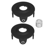 VGOL Lot de 2 couvercles de bobine de rechange pour débroussailleuse 196146-9 195858-1 compatible avec Makita Batteriesense 18 V DUR181 DUR181Z Noir