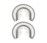 VGOL Lot de 2 Lames de Scie Diamantées Demi-cercle 64mm Lame de Coupe à Lames Diamantées Oscillantes pour Outils Multiples élimination des Grains Coulis Compatible avec Bosch Compatible avec Dewalt