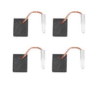 VGOL Lot de 2 paires de balais de carbone compatibles avec Metabo W12-125 pour meuleuse d'angle et outils électriques 6 x 12,5 x 15 mm