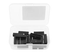 VGOL Lot de 20 connecteurs IDC 2 x 10 à deux rangées 20 broches mâles femelles femelles pour connecteur JTAG 2,54 mm