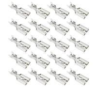 VGOL Lot de 20 connecteurs plats de 9,5 mm compatibles avec languette de verrouillage MTA F950 pour câble automobile marin de 6 à 10 mm²