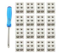 VGOL Lot de 30 connecteurs de bande LED à 2 broches 8 mm 11,6 x 10 x 8 mm pour ruban lumineux LED 5-24 V de couleur unique inclus Tournevis sans soudure Connecteurs à 2 broches