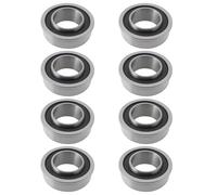 VGOL Lot de 8 roulements à billes à bride 532009040 - Compatible avec Ariens - Compatible avec MTD - Compatible avec JD - Compatible avec les tondeuses Snapper (ID 1,9 x OD 4,5 cm)