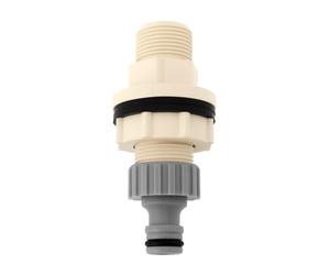 VGOL Raccord de Réservoir 1 Pièce avec Joint 25,5 Mm 1 Pouce Adaptateur en Plastique Compatible avec Gardena Les Conteneurs IBC d'eau de Pluie pour l'irrigation des Pelouses Et des Rangées Plantées