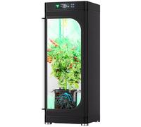 VGrow Tente de Culture Intelligente Tout-en-Un, Système Professionnel Équipé de la Lampe de Culture Samsung LM301H Evo, de Systèmes de Circulation et de Ventilation Avancés, d'Irrigation