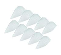 vhbw 100x Filtres coniques pour ventilation, VMC par ex. compatible avec Helios, Maico, Pluggit, Zehnder - Filtre d'évacuation G4, DN 100, blanc