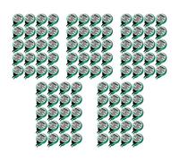 vhbw 100x NiMH pile bouton de remplacement pour type 1/V40H 2 épingles 40mAh 1,2V convient pour les batteries de modélisme etc.