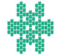 vhbw 100x NiMH pile bouton de remplacement pour type 3/V80H 2 épingles 80mAh 3,6V convient pour les batteries de modélisme etc.