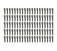 vhbw 100x piquets de fixation pour câble périphérique compatible avec Ambrogio robot tondeuse - Lot ancrages au sol, plastique noir