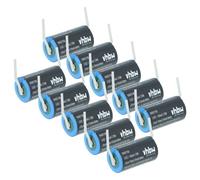 vhbw 10x Batterie compatible avec Omron C120, C1000HF, C500, C120F, 3G2A9-BAT08, C28PF, C28P, C1000H, C40PF, C40P, C2000H (1600mAh, 3,6V, Li-MnO2)