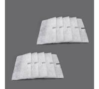 vhbw 10x Filtre anti-poussière pour ventilateur, diffuseur d'air mural extérieur comme Lunos 34703