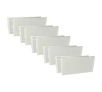 vhbw 10x Filtres compatible avec Stiebel-Eltron LWZ 8 CSE Premium, LWZ 8 CS Premium, LWZ 8 S Trend appareil de ventilation - Filtre à air F7 blanc