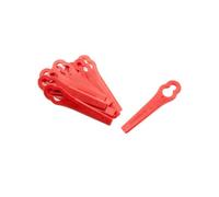 vhbw 10x Lames remplacement pour Einhell 34.057.30 pour taille gazon - Lames de rechange, rouge, plastique