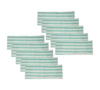 vhbw 10x Lingettes de nettoyage microfibre compatible avec Leifheit Easy Spray XL (56690) laveur de sol
