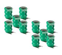 vhbw 10x NiMH pile bouton de remplacement pour type V40H 3 épingles 40mAh 3,6V convient pour les batteries de modélisme etc.