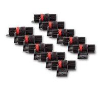 vhbw 10x Rubans encreurs caisse enregistreuse, calculatrice, compatible avec Olympia CPD-3211, CPD-3212F, CPD-3212S, CPD-41, CPD-430, CPD-440 G