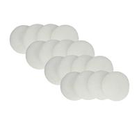 vhbw 16x Filtres compatible avec Zehnder ComfoSpot Twin40 appareil de ventilation - Filtre à air blanc