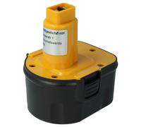 vhbw 1x Batterie Remplacement pour Dewalt DC9071 | pour outil électrique (2000 mAh, NiMH, 12 V)