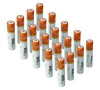 vhbw 20x Batterie AAA micro compatible avec Philips Avent SCD503/26 téléphone fixe sans fil (800mAh, 1,2V, NiMH)