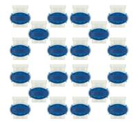 vhbw 20x connecteurs pour câble périphérique compatible avec Bosch Indego robots de pelouse - Serre-câbles, étanches, transparent / bleu