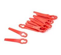 vhbw 20x Lames compatible avec Einhell GE-CT 18 Li taille gazon - Lames de rechange, rouge, plastique G
