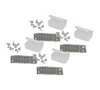 vhbw 24x Lames compatible avec Cub Cadet XR5 4000, 3000, 2000, 1000 tondeuse - Lames de rechange, argenté, acier chrome-carbone