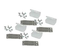 vhbw 24x Lames remplacement pour Arnold 1111-M6-1008 pour tondeuse - Lames de rechange, argenté, acier chrome-carbone