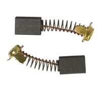 vhbw 2x balais charbon 17 x 11 x 7 mm compatible avec Hitachi Hikoki H 25PV scie circulaire, marteau burineur + ressort