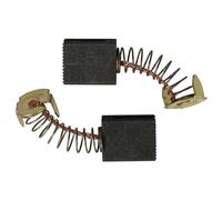 vhbw 2x balais charbon 17 x 13,5 x 6,2 mm compatible avec Güde GRK 250/500 | 250/300, 210/300 tronçonneuse + ressort