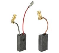 vhbw 2x balais charbon 23 x 12,3 x 6,2 mm compatible avec Bosch GBH 5 DCE, 38, 5-40 DE, 5-40 DCE, 5-38 D outil électrique, marteau piqueur