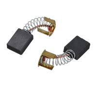 vhbw 2x balais charbon 6,5 x 13,5 x 17 mm compatible avec Güde GRK 250/300 scie à onglet, scie circulaire sur table