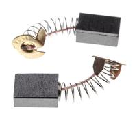 vhbw 2x balais charbon 6,5 x 13,5 x 17 mm compatible avec Makita 5016NB, 5100BR, 5014B, 5012B, 5016B, 5014NB outil électrique, avec ressort 24 mm