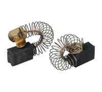 vhbw 2x balais charbon avec support 6,3 x 10 x 14 mm compatible avec Protool Festool RG 130 E outil électrique + ressort