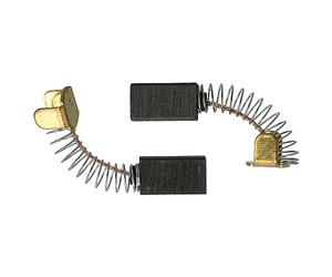 vhbw 2x balais de charbon 10,6 x 6 x 4 mm compatible avec Hitachi/Hikoki CG 14DSDL, CG 18DBL, CG14, CG14DSDL débroussailleuse, senseurs de batterie