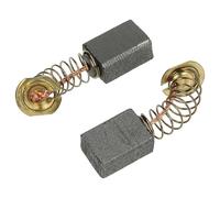 vhbw 2x Balais de charbon pour moteur 6 x 9 x 12mm compatible avec Makita 6821, 6823, 6824, 6825, 6830, 6831D, 6832, 6833 outil électrique