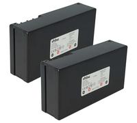 vhbw 2x Batterie compatible avec Ambrogio L30 Elite | L30, L 30e Lite, Alex, L20, L30 Basic, L 20, L 30 deluxe tondeuse (2300mAh, 25,2V, Li-ion)