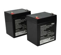 vhbw 2X Batterie Compatible avec APC RBC30 | RBC46, RBC43, RT1245, RBC 44 ASI (4500mAh, 12V, AGM)