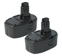 vhbw 2X Batterie Compatible avec Dewalt DC987KB | DC987KA, DC988, DC926KA, DC925VA, DC987, DC926VA, DC925KB outil électrique (3000 mAh, Li-ion, 18 V)