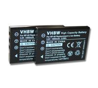 vhbw 2x Batterie compatible avec Digilife LDC-XT16i appareil photo (1000mAh, 3,6V, Li-ion)