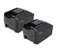 vhbw 2x Batterie compatible avec Fein MultiMaster QuickStart, MultiMaster Top, MultiTalent QuickStart outil électrique (4000 mAh, Li-ion, 14,4 V)