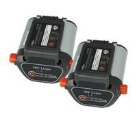 vhbw 2x Batterie compatible avec Gardena EasyCut Li-18/50 (8877-20) tondeuse cisaille (1500mAh, 18V, Li-ion)